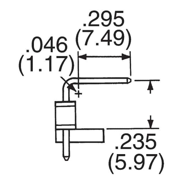 22122061 Molex  Embases à broches mâles